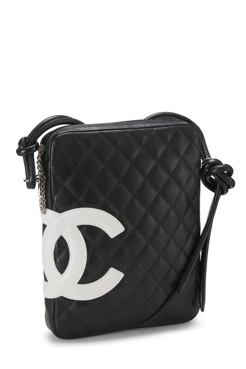 CHANEL QUILTED CALFSKIN LEATHER LIGNE CAMBON CROSSBODY BAG
