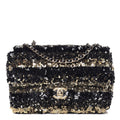 CHANEL Sequin Classic Mini Flap Bag