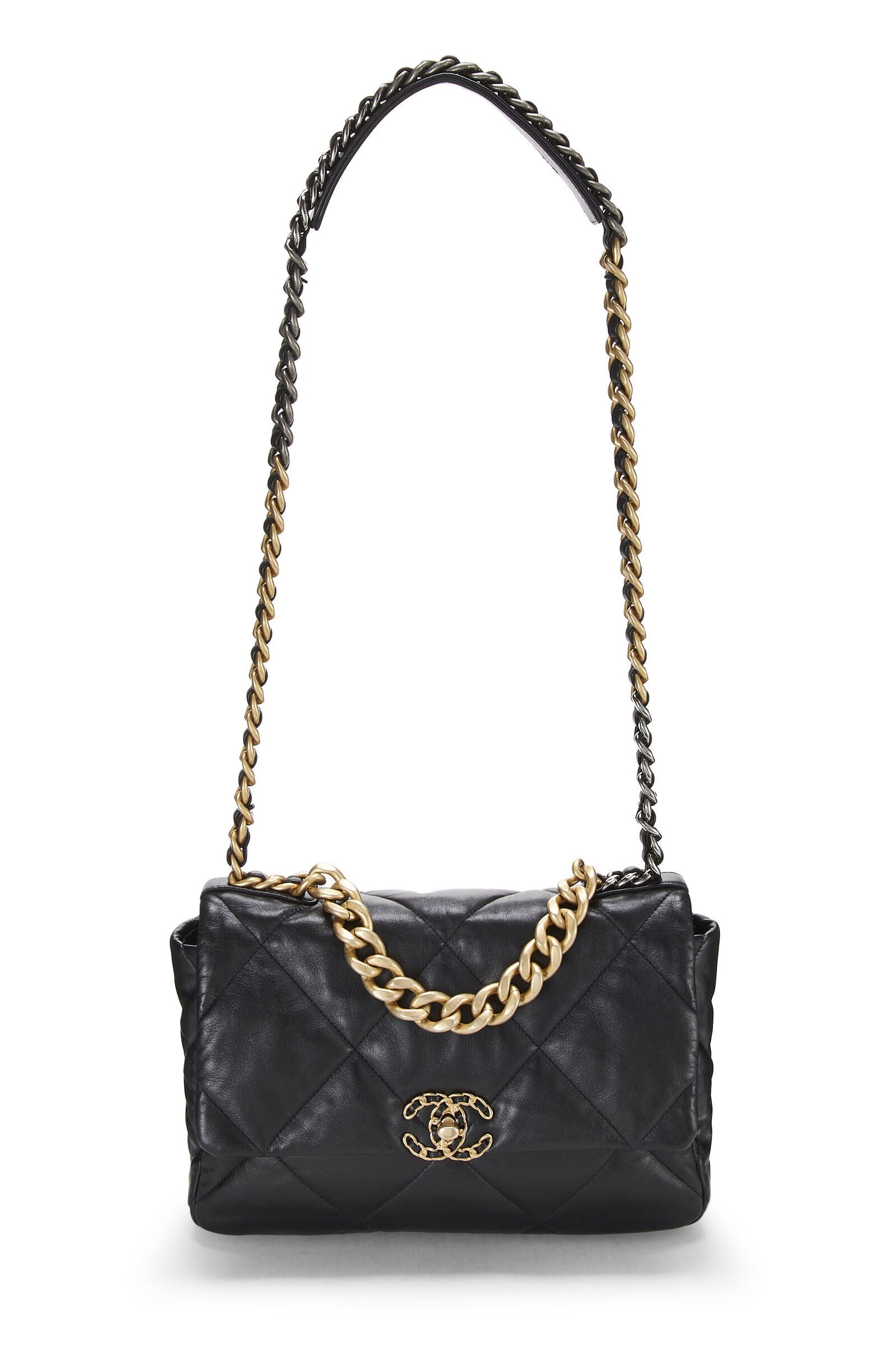 CHANEL 19 QUILTED LAMBSKIN LARGE FLAP BAG