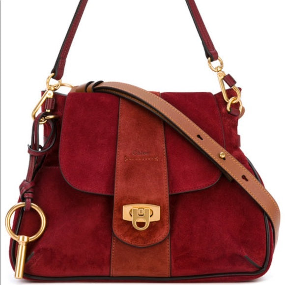 Chloé Lexa Suede  Crossbody Bag
