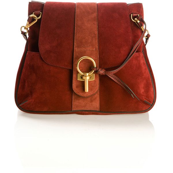 Chloé Lexa Suede  Crossbody Bag