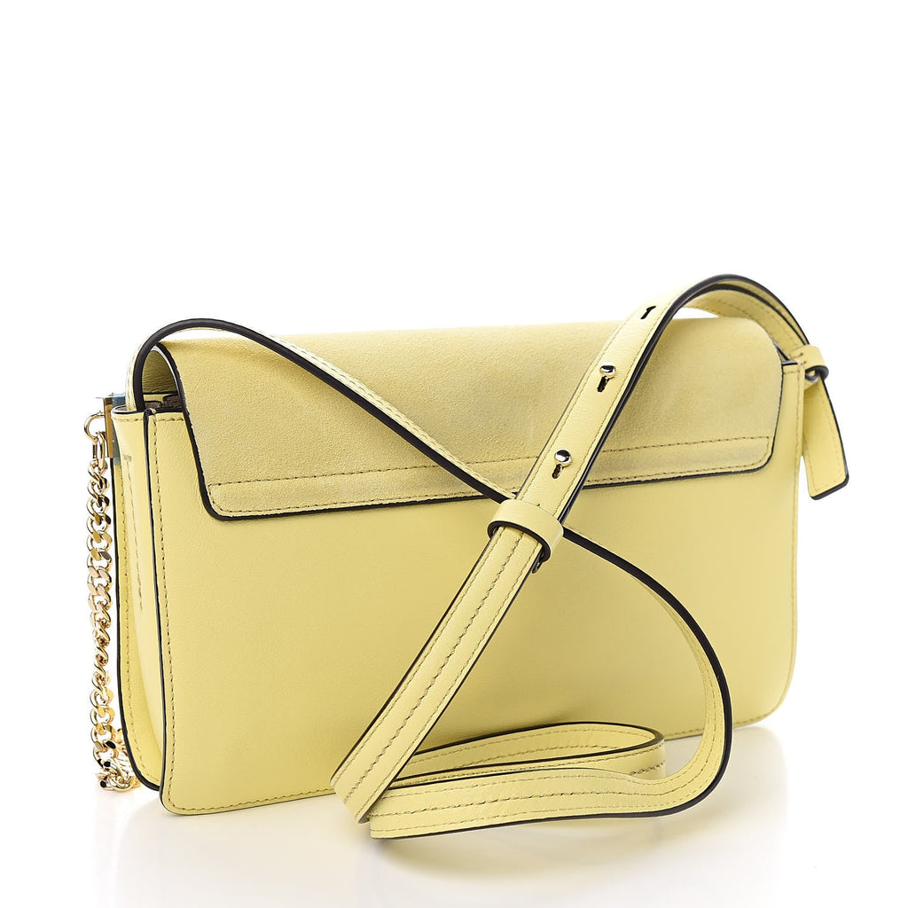 Chloé Suede Small Faye Shoulder Bag Lemonade