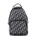 CHRISTIAN DIOR ZIP AROUND CANVAS BLUE OBLIQUE SLING BACKPACK
