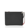 LOUBOUTIN CALFSKIN LEATHER CABATA POCHETTE WRISTLET