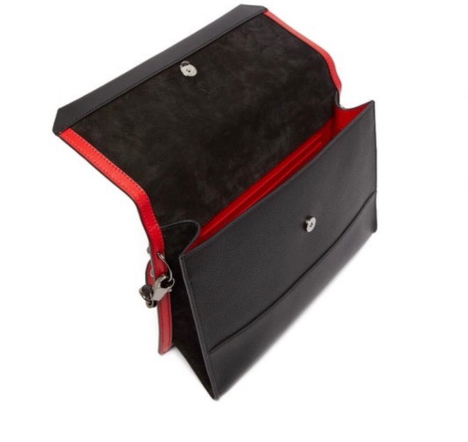 CHRISTIAN LOUBOUTIN LOUBIBLUES CLUTCH CROSSBODY BAG
