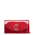 CHRISTIAN LOUBOUTIN LOUBI54 PATENT LEATHER CLUTCH BAG