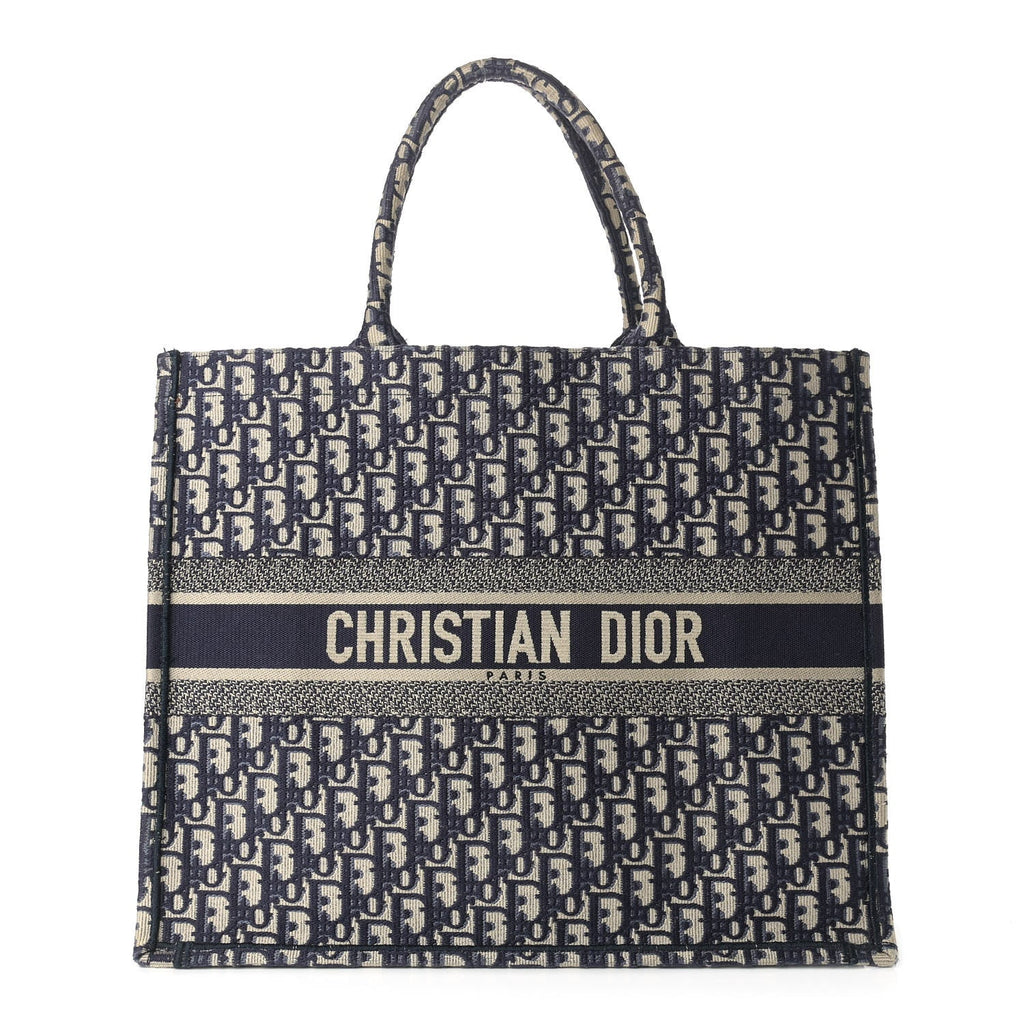 CHRISTIAN DIOR LARGE OBLIQUE BOOK TOTE BAG