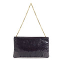LOUBOUTIN LOUBIPOSH SPIKED PATENT LEATHER CHAIN BAG