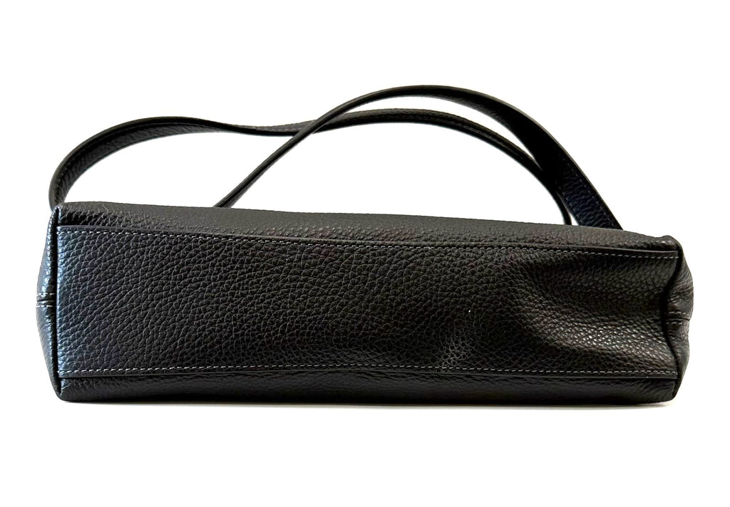COACH PEBBLED CALFSKIN LEATHER CHARLOTTE BAG