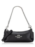 COACH PEBBLED CALFSKIN LEATHER CHARLOTTE BAG
