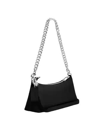 COACH PEBBLED CALFSKIN LEATHER CHARLOTTE BAG