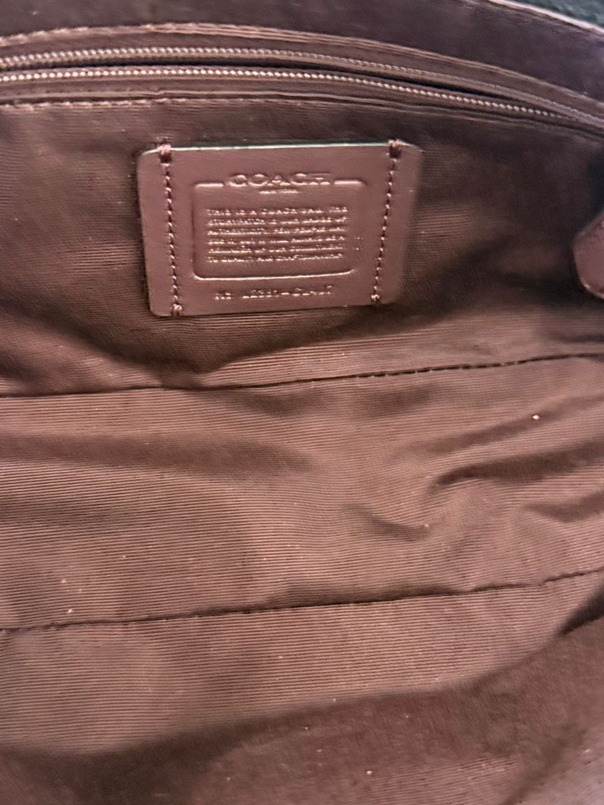COACH QUILTED DENIM SMALL TABBY SHOULDER BAG