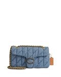 COACH QUILTED DENIM SMALL TABBY SHOULDER BAG