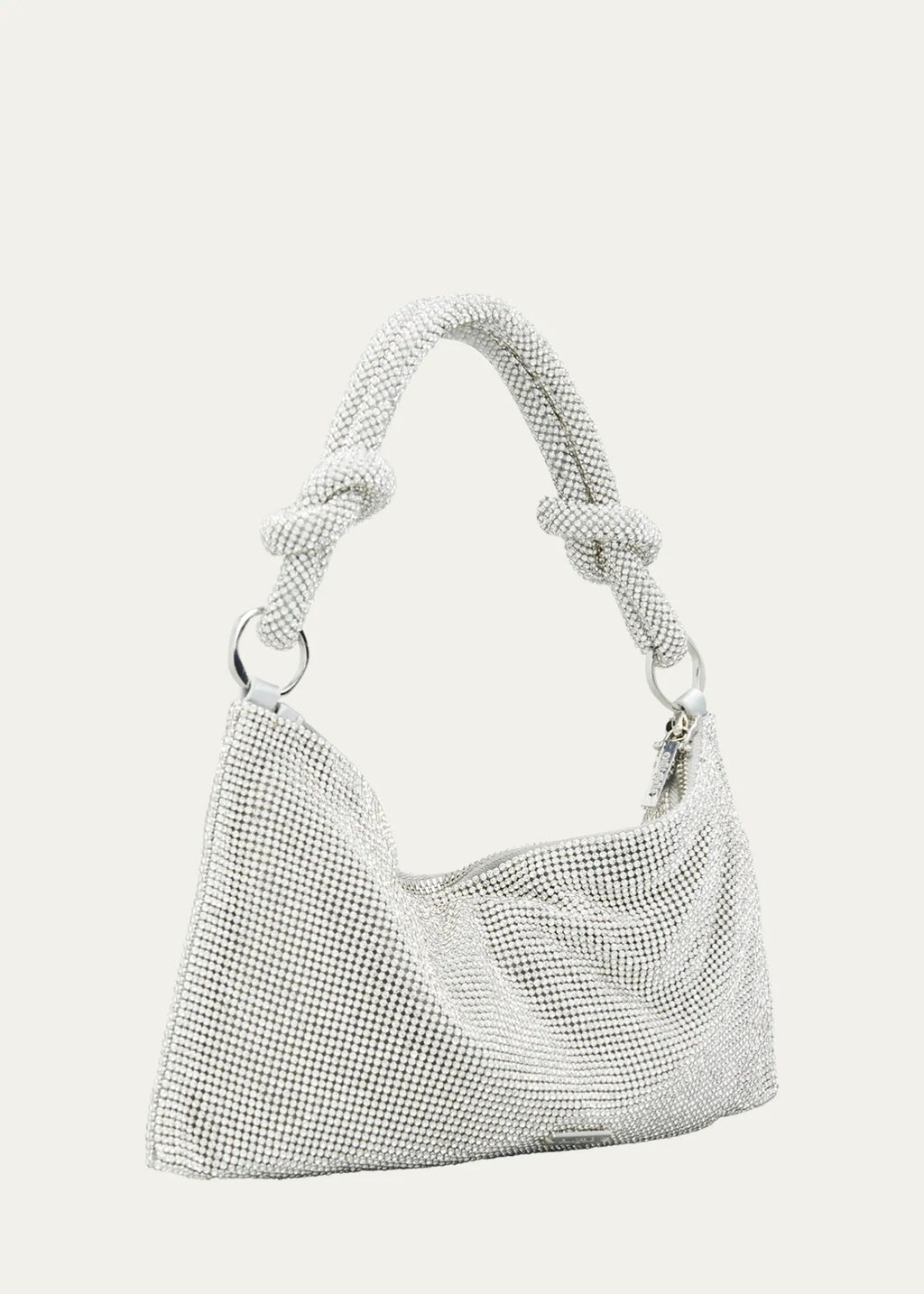 CULT GAIA HERA RHINESTONE KNOTTED EMBELLISHED HANDBAG