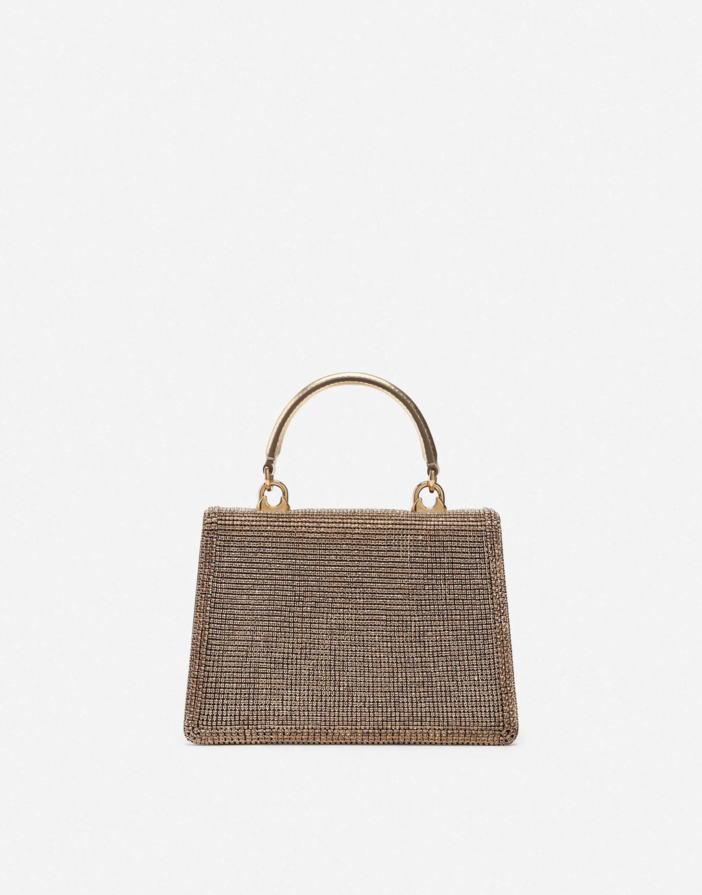 DOLCE & GABBANA DEVOTION RHINESTONE CHAIN BAG