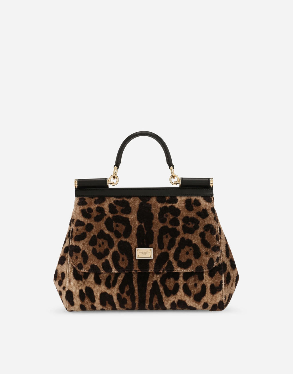 D & G LEOPARD PRINT TWO WAY LARGE MISS SCILIY BAG