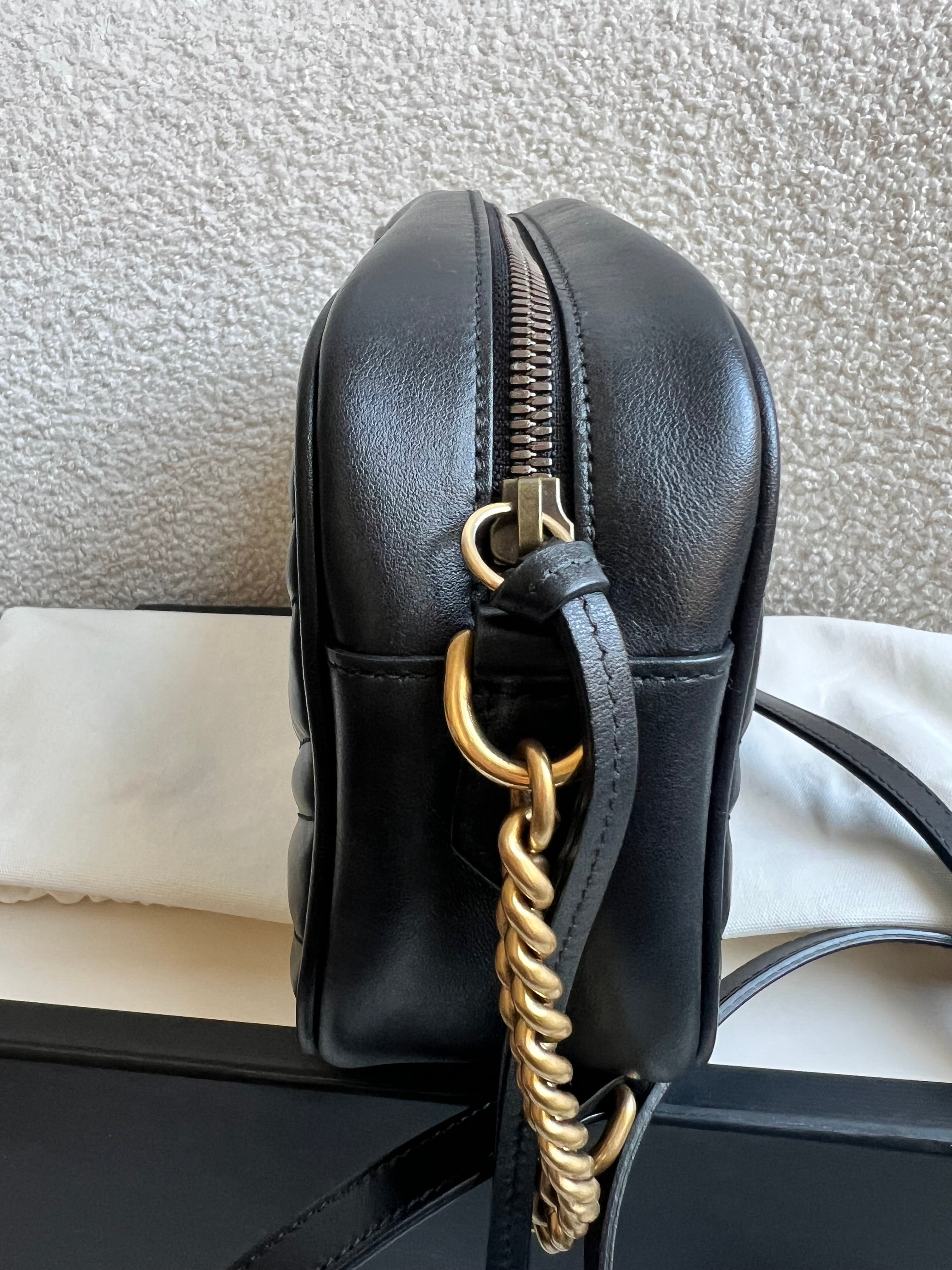 Gucci GG Black Marmont Small Shoulder Bag (RRP £1440)