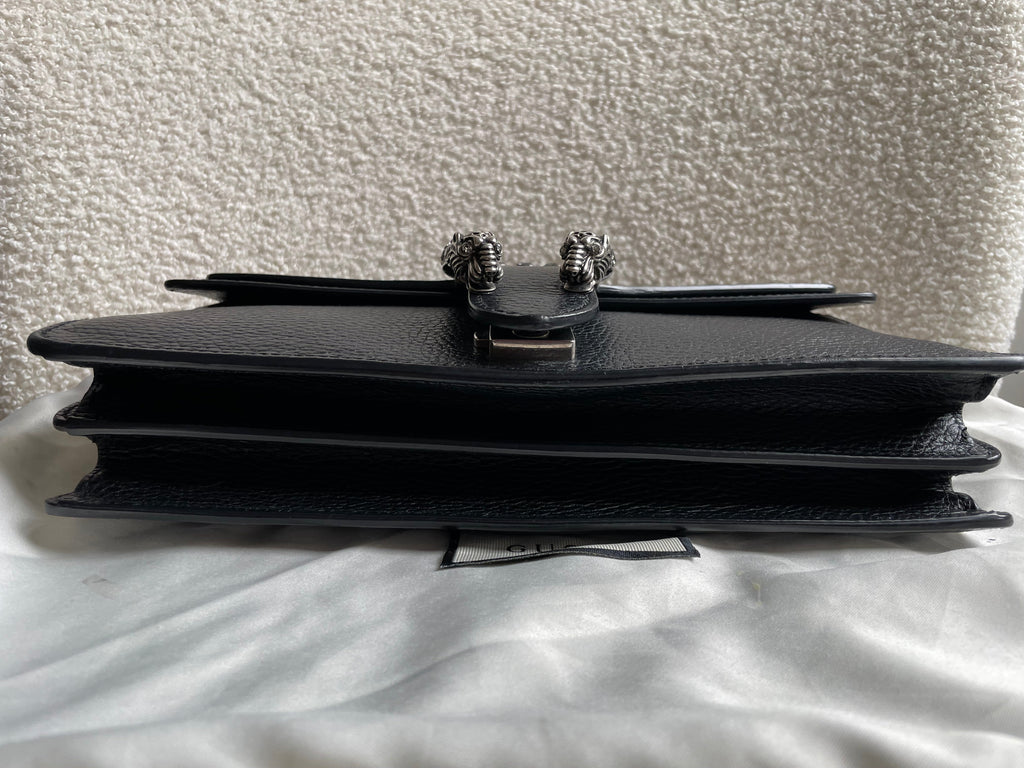 Gucci Dionysus GG Black Small Shoulder Bag (RRP £2,670)