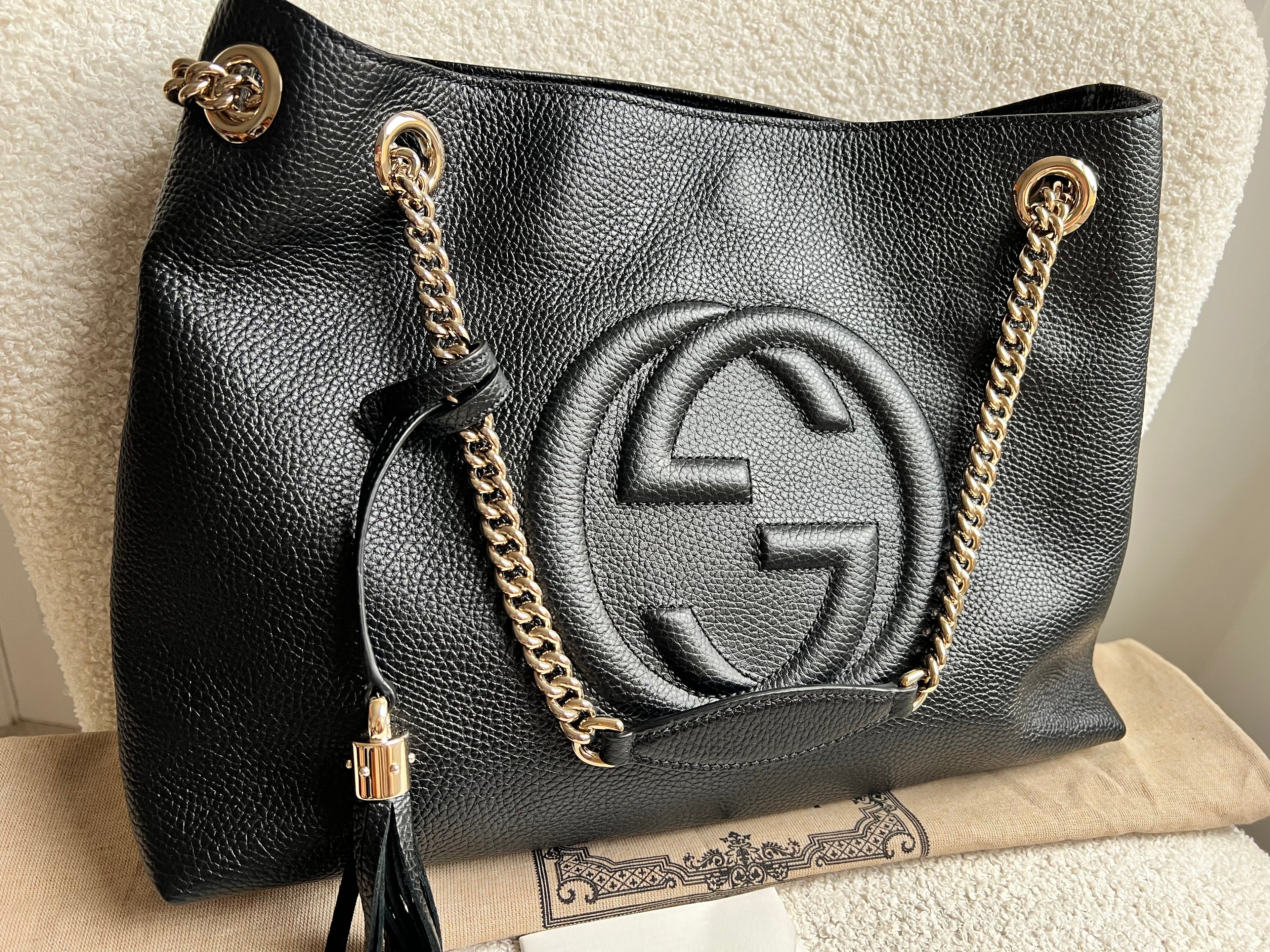 Gucci Black Soho Chain Tote (RRP £1350)