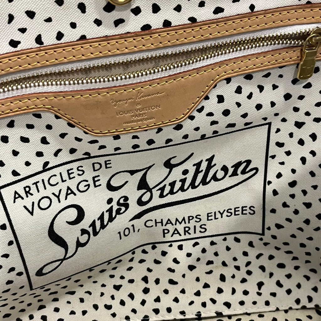 LOUIS VUITTON Neverfull MM Yayoi Kusama Infinity Dots Monogram Canvas Tote