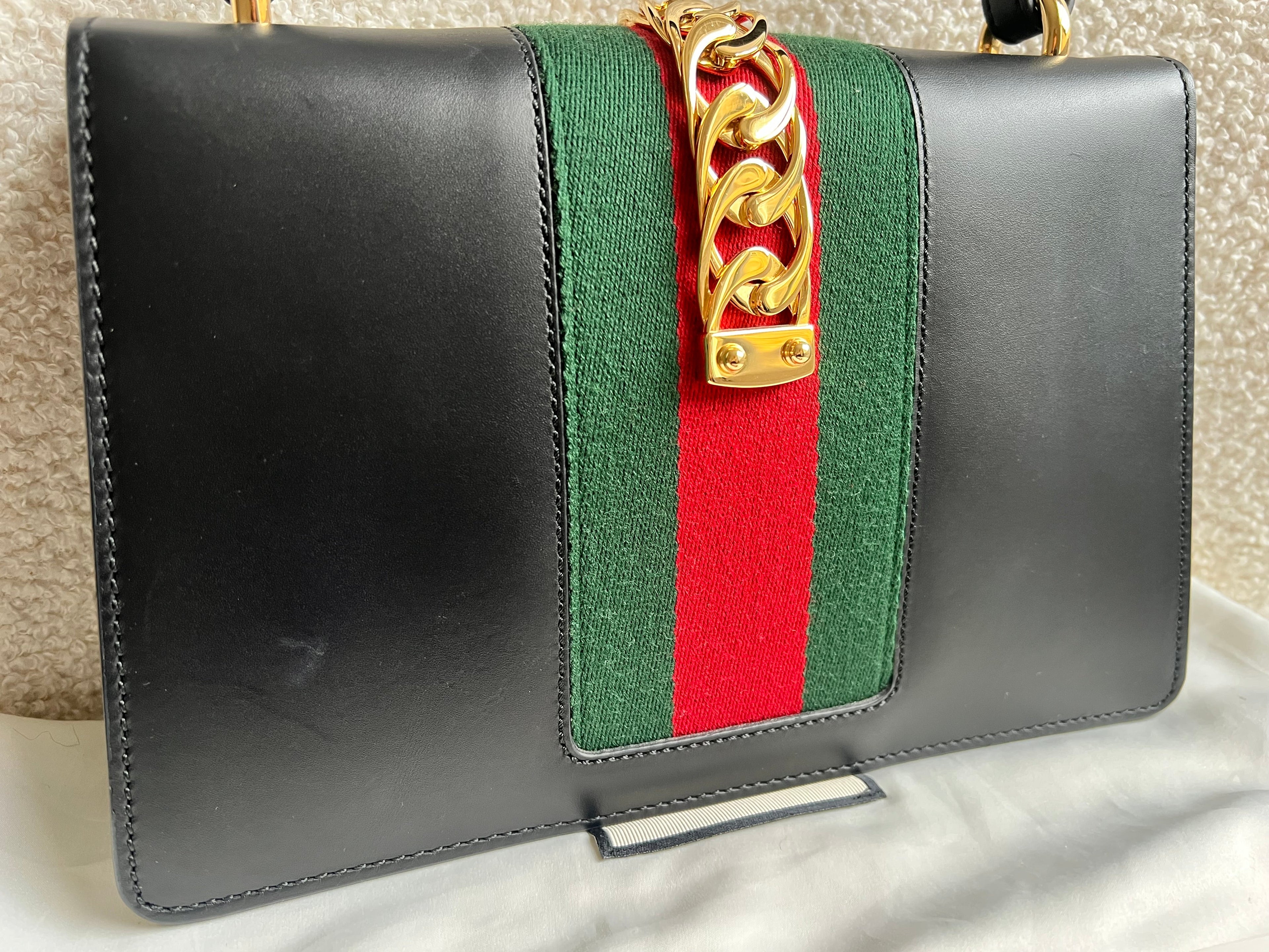 Gucci Navy Blue Sylvie Small Bag (RRP £1,920)