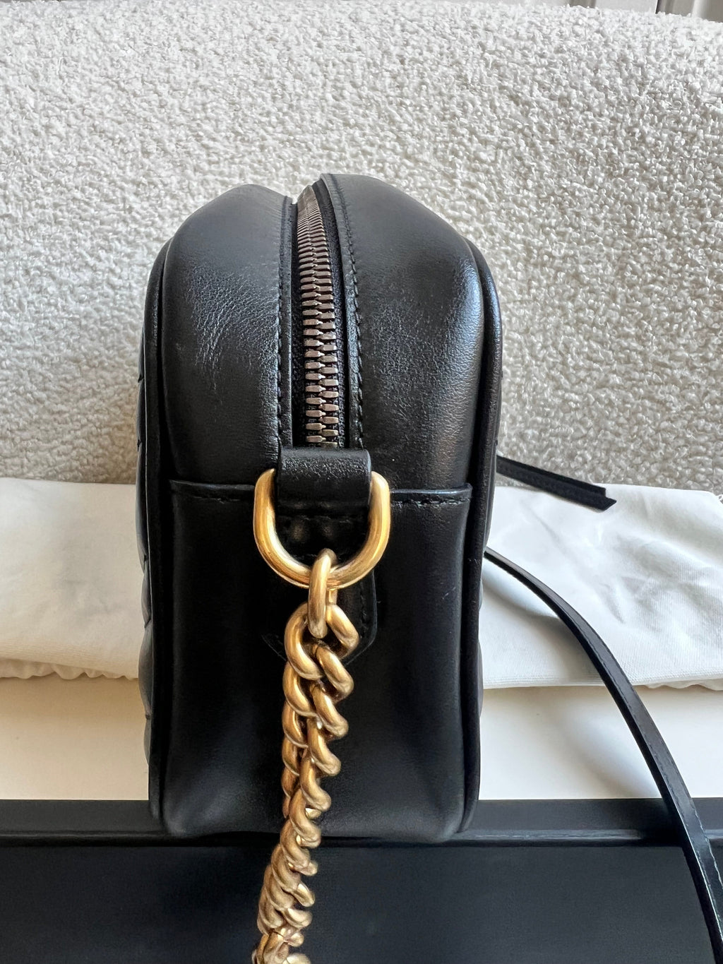 Gucci GG Black Marmont Small Shoulder Bag (RRP £1440)