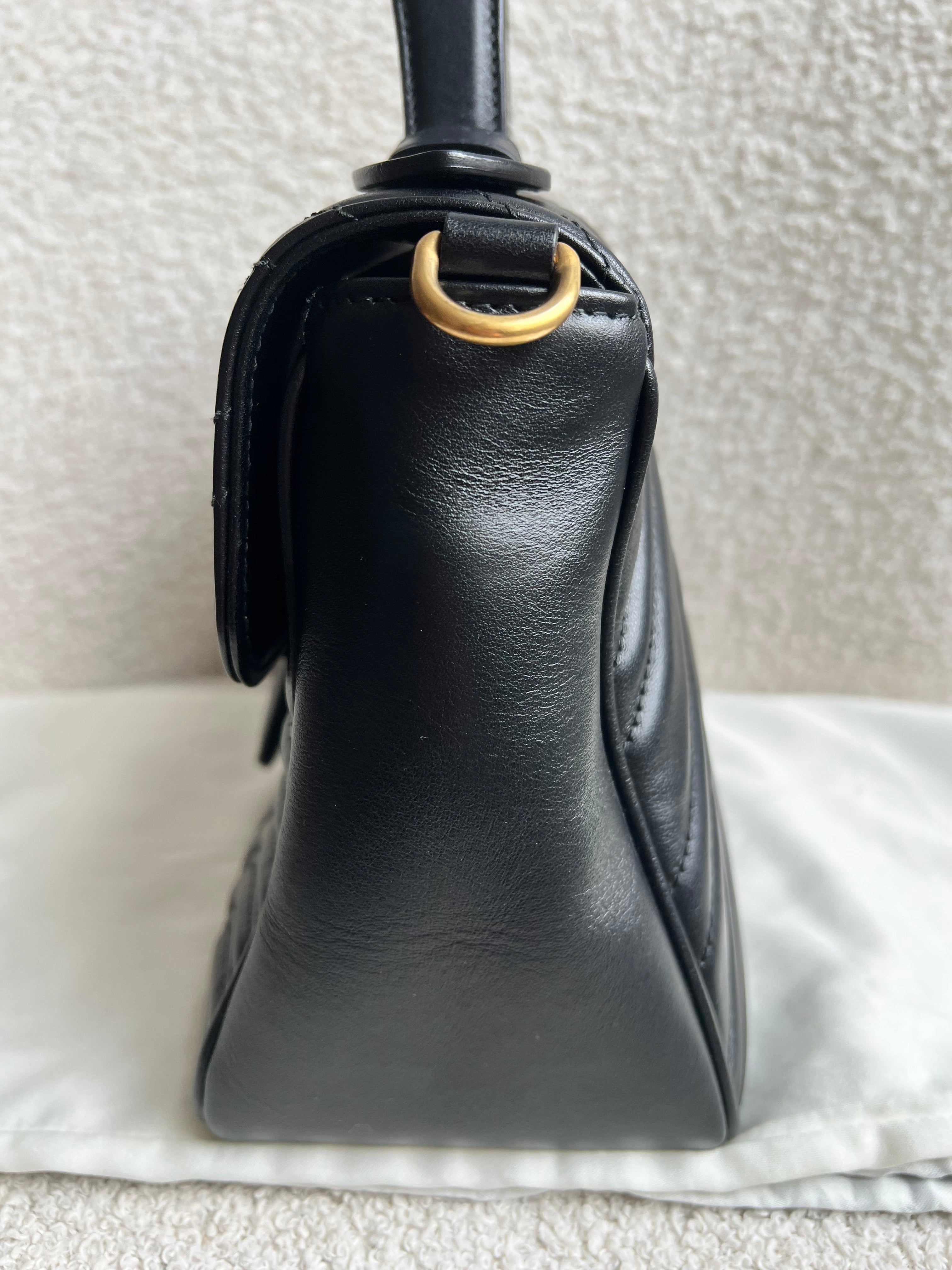 Gucci GG Black Small Top Handle Bag (RRP £2050)