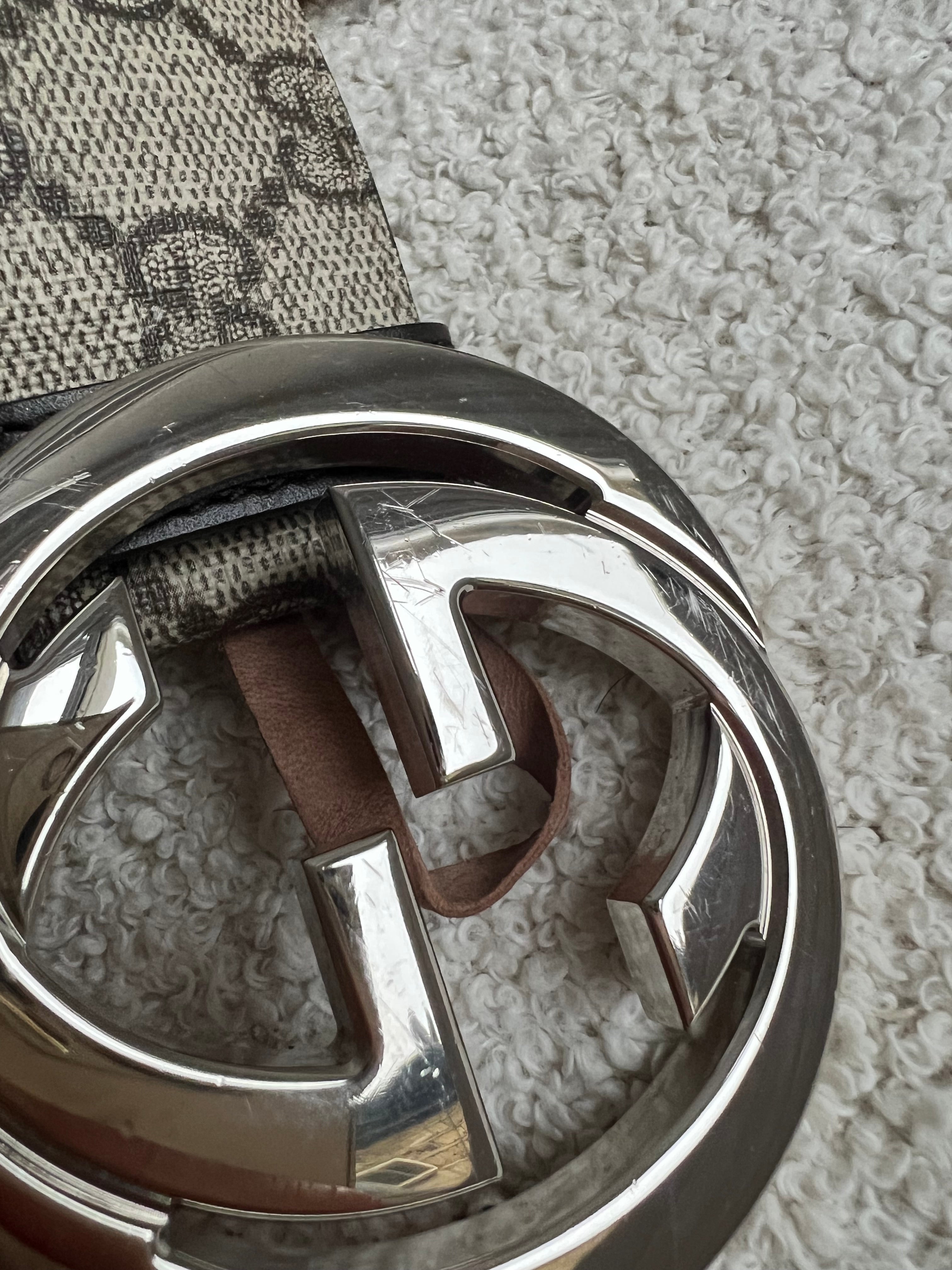 Gucci Interlocking GG Belt Supreme (RRP £360)