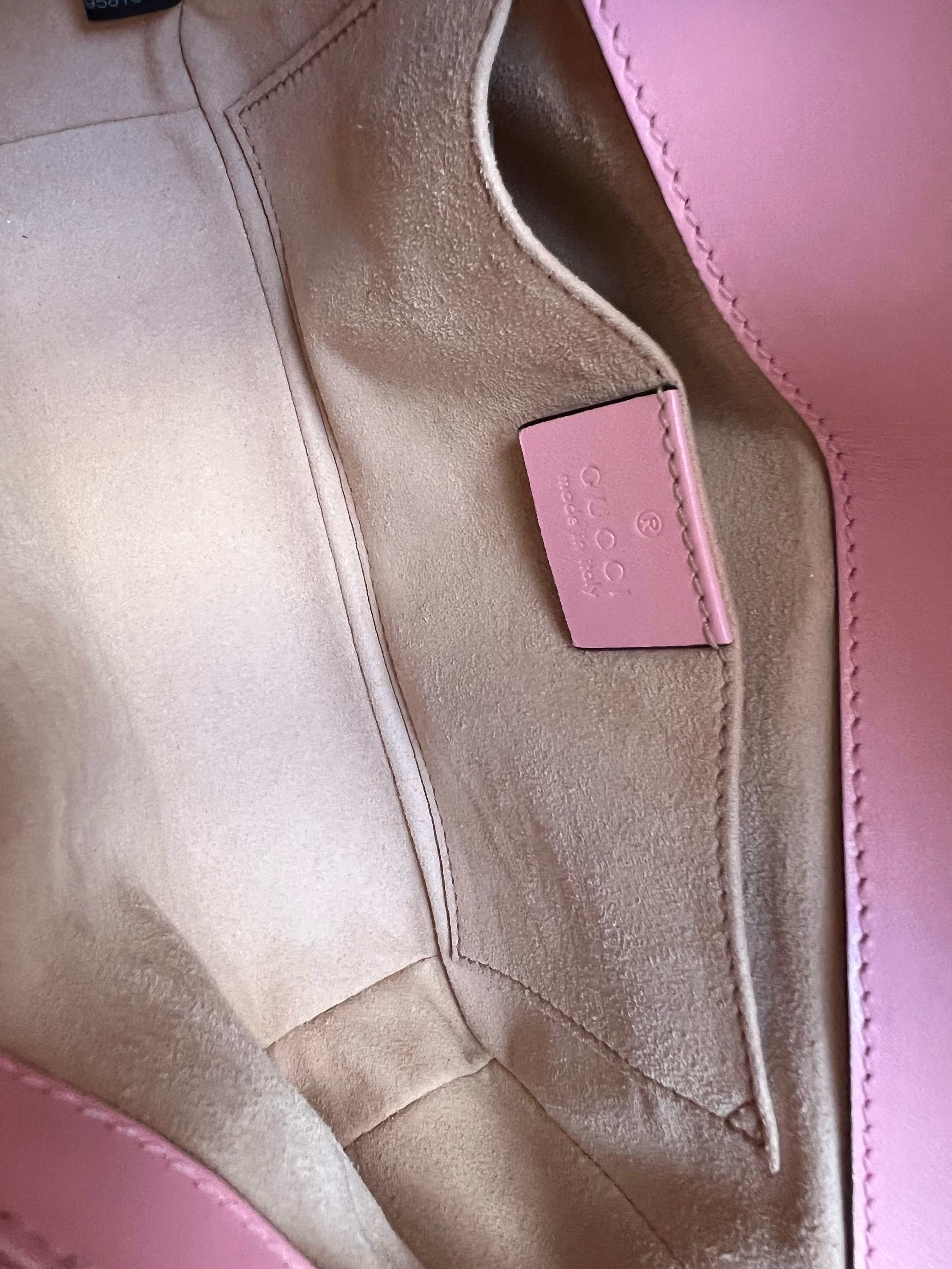 Gucci GG Pale Pink Marmont Mini Shoulder Bag (RRP £1,890)