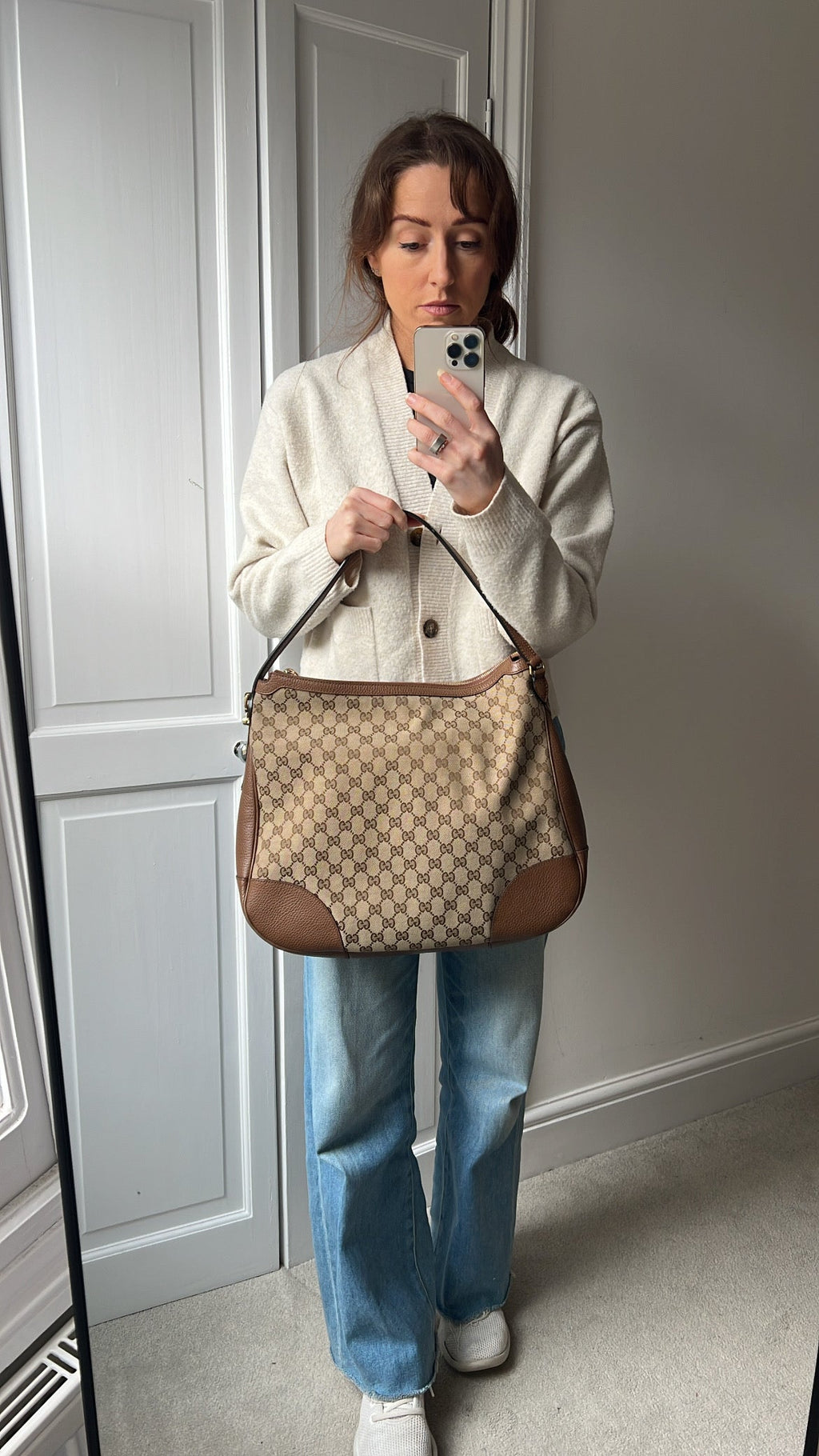 Gucci GG Bree Canvas Hobo