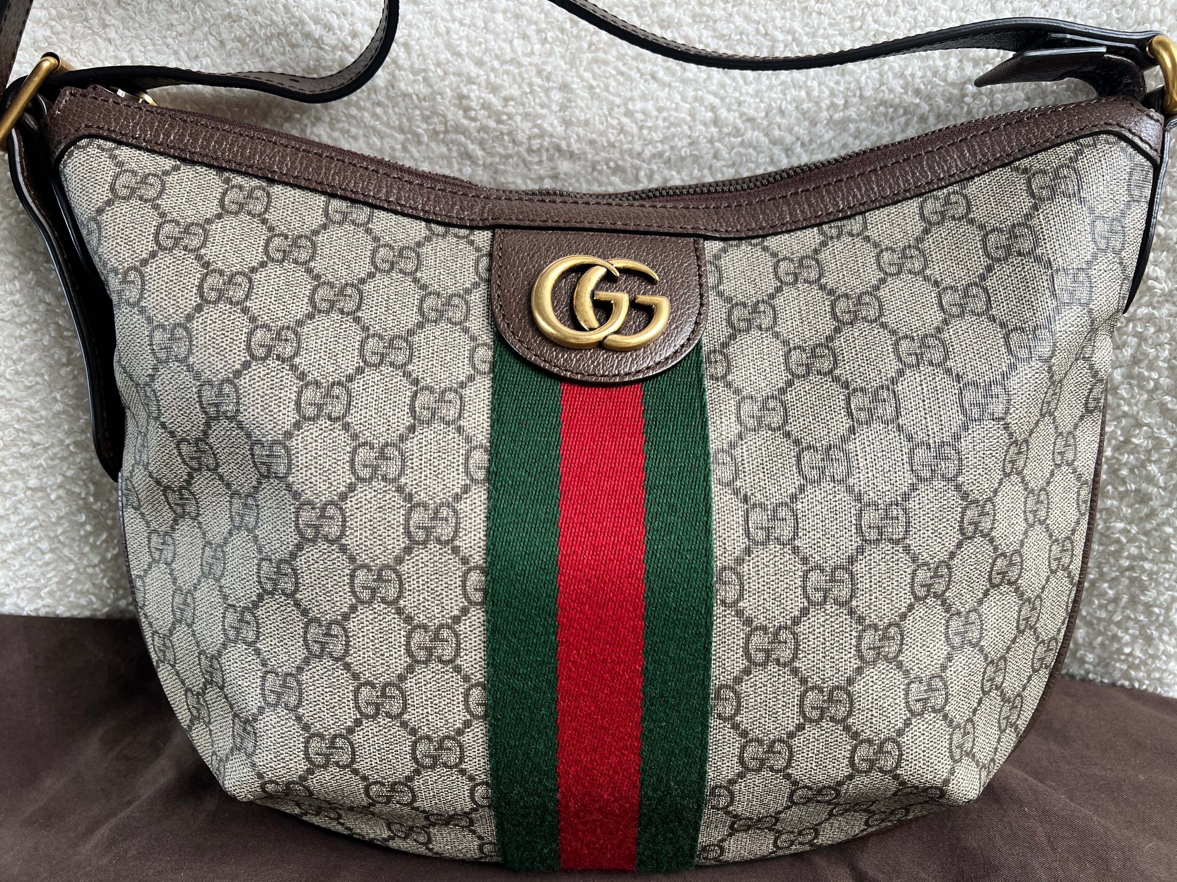 Gucci GG Supreme Ophidia Small Shoulder Bag (RRP £1190)