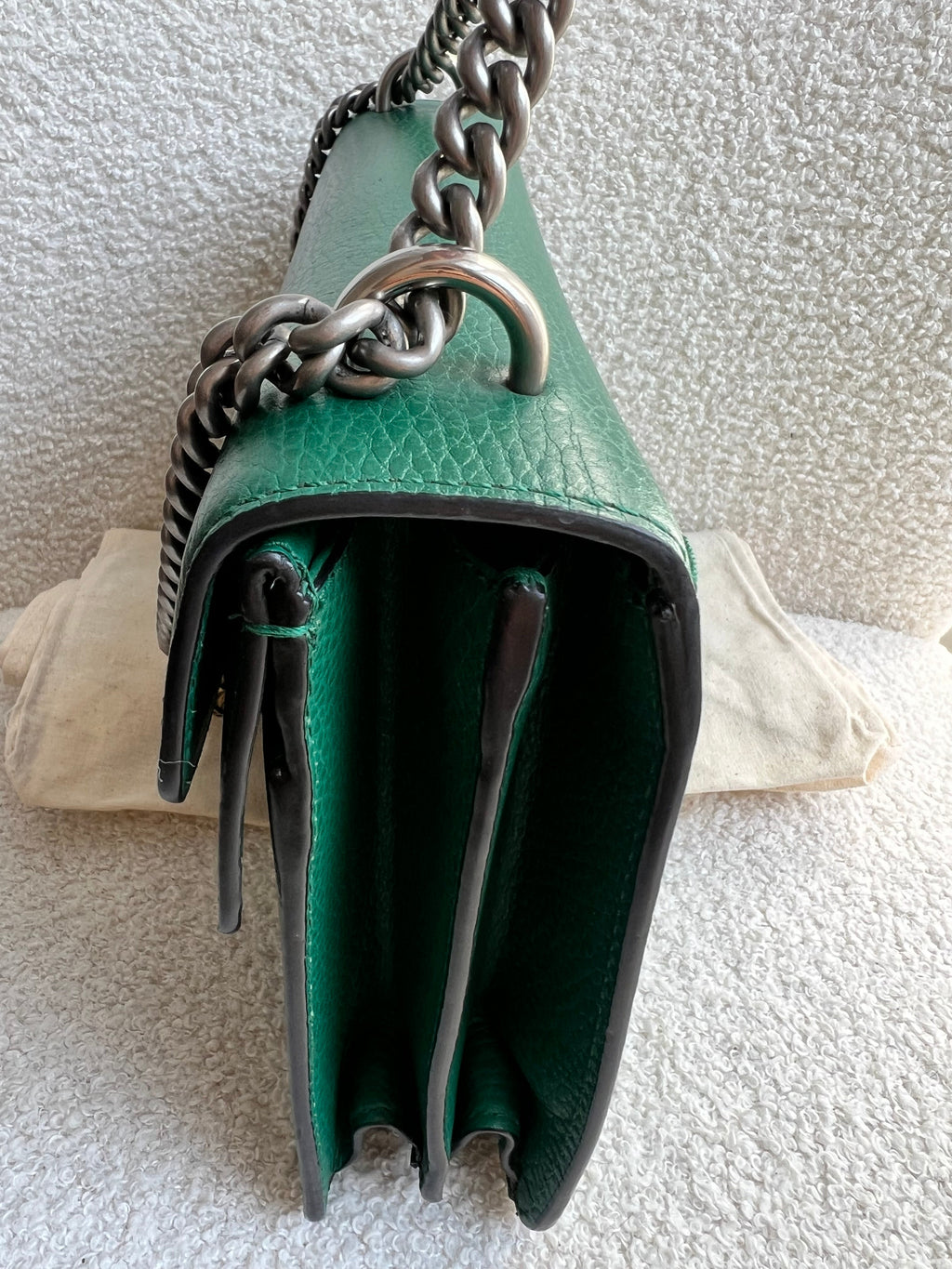Gucci Dionysus GG Green Small Shoulder Bag (RRP £2,670)