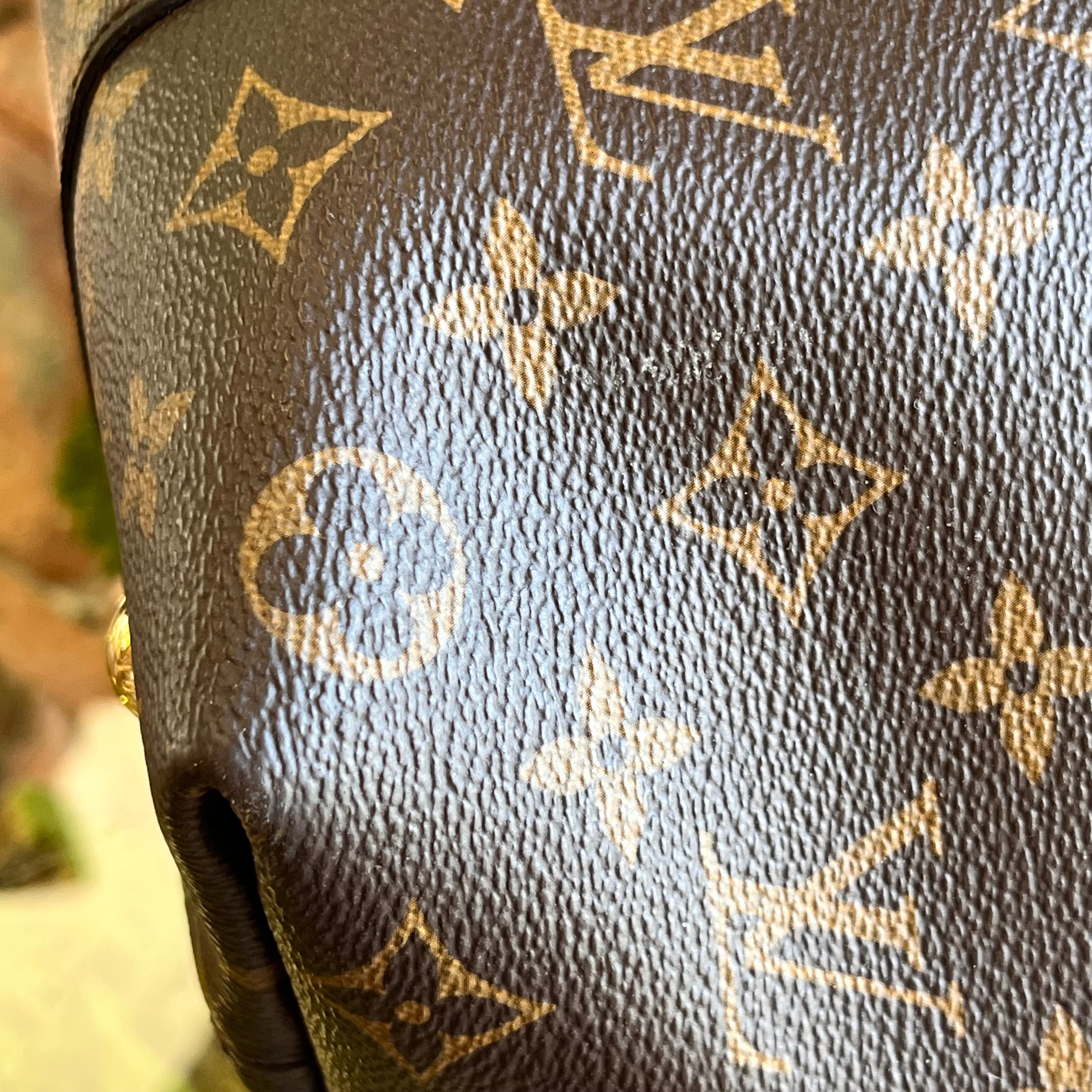 LOUIS VUITTON Melie Brown Monogram Hobo Canvas