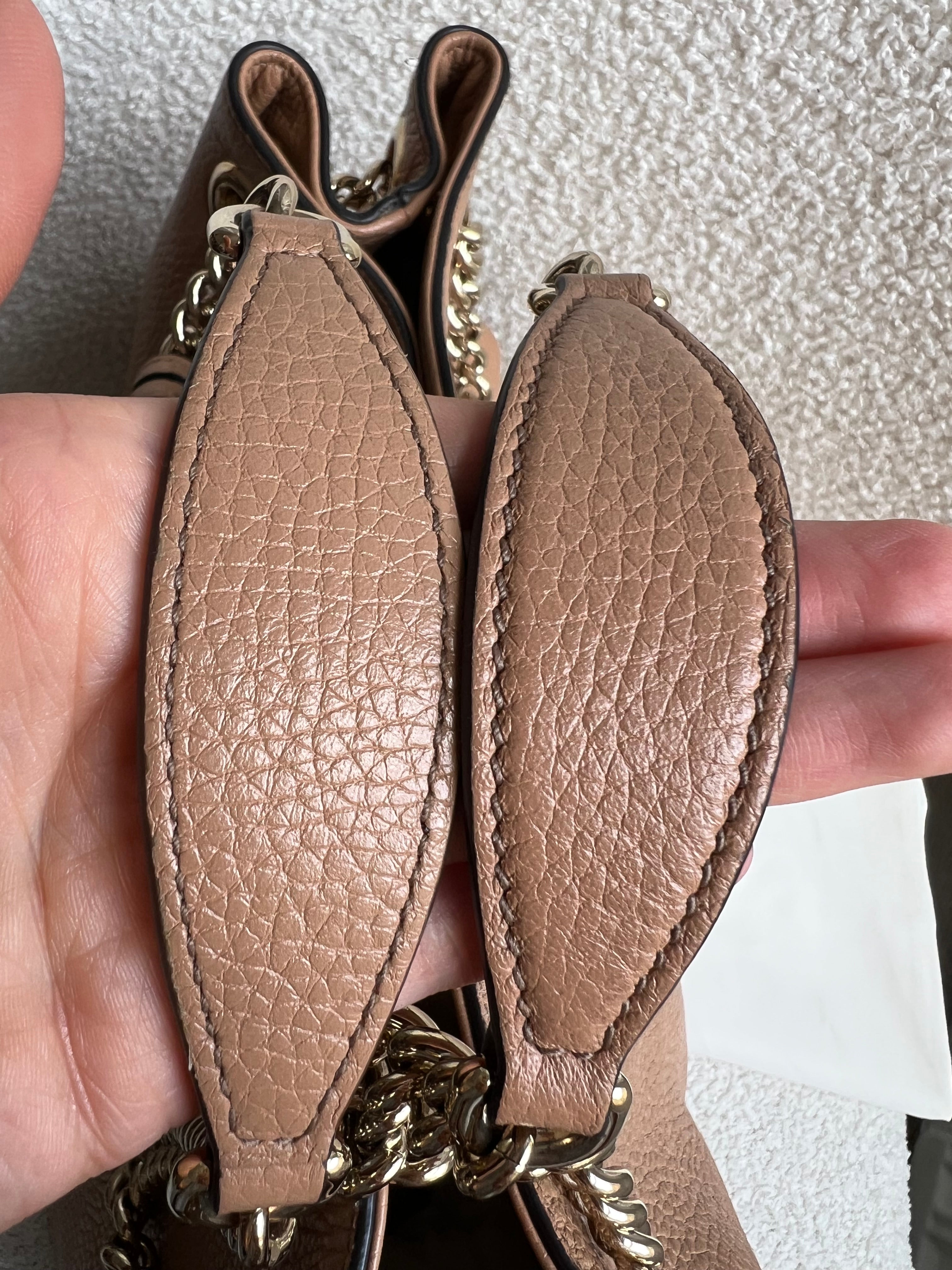 Gucci Rose Beige Soho Chain Tote (RRP £1350)