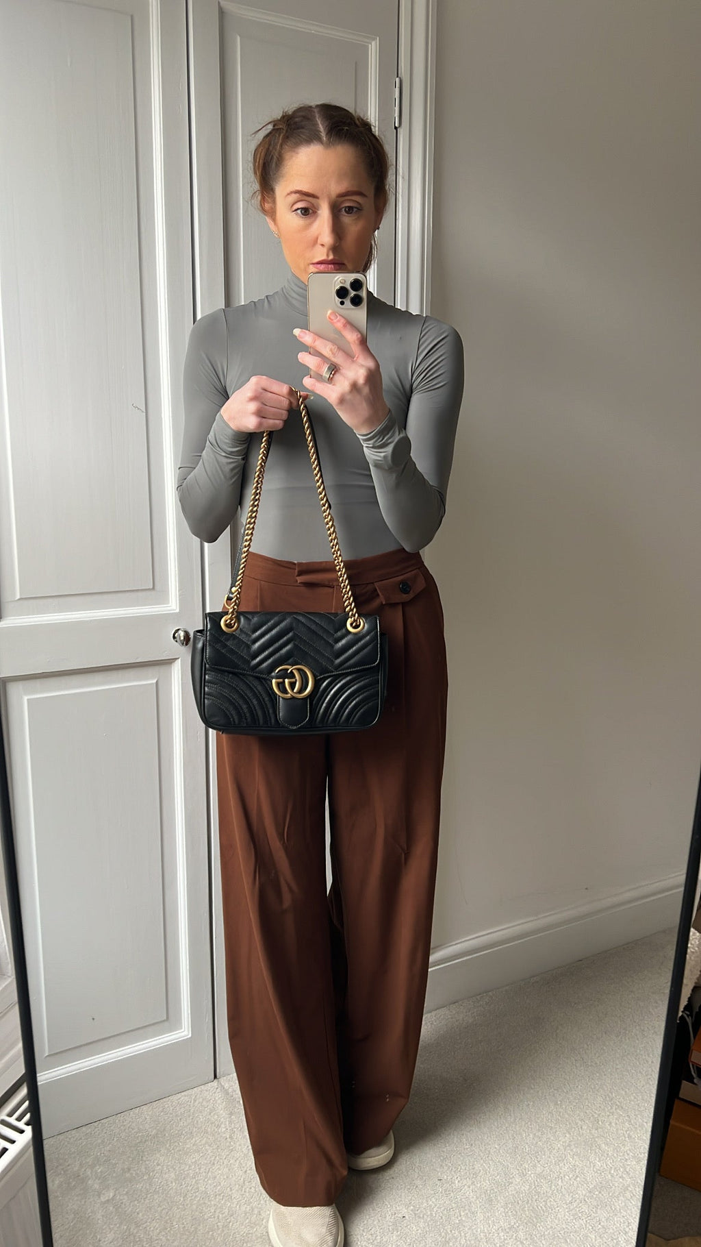 Gucci GG Black Marmont Small Shoulder Bag (RRP £2070)