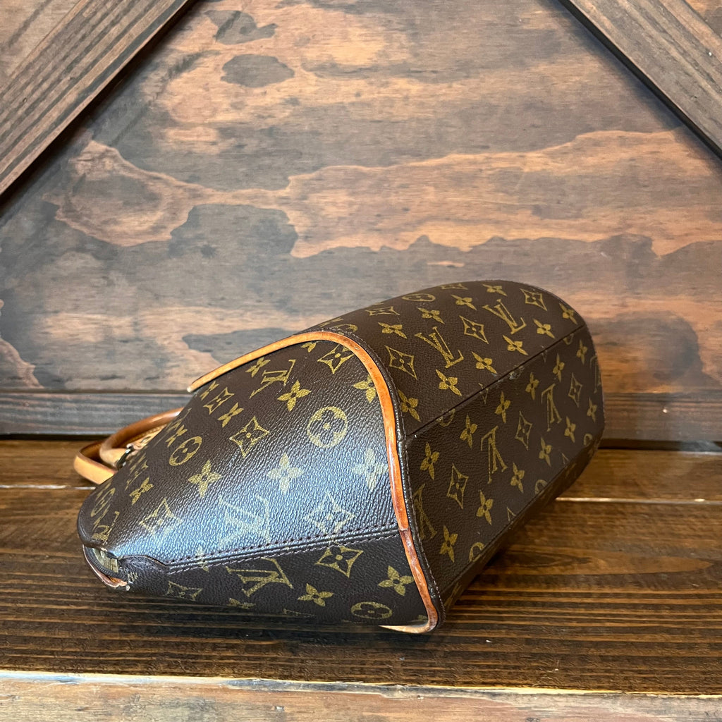 LOUIS VUITTON Ellipse MM Brown Monogram Canvas Top Handle Bag
