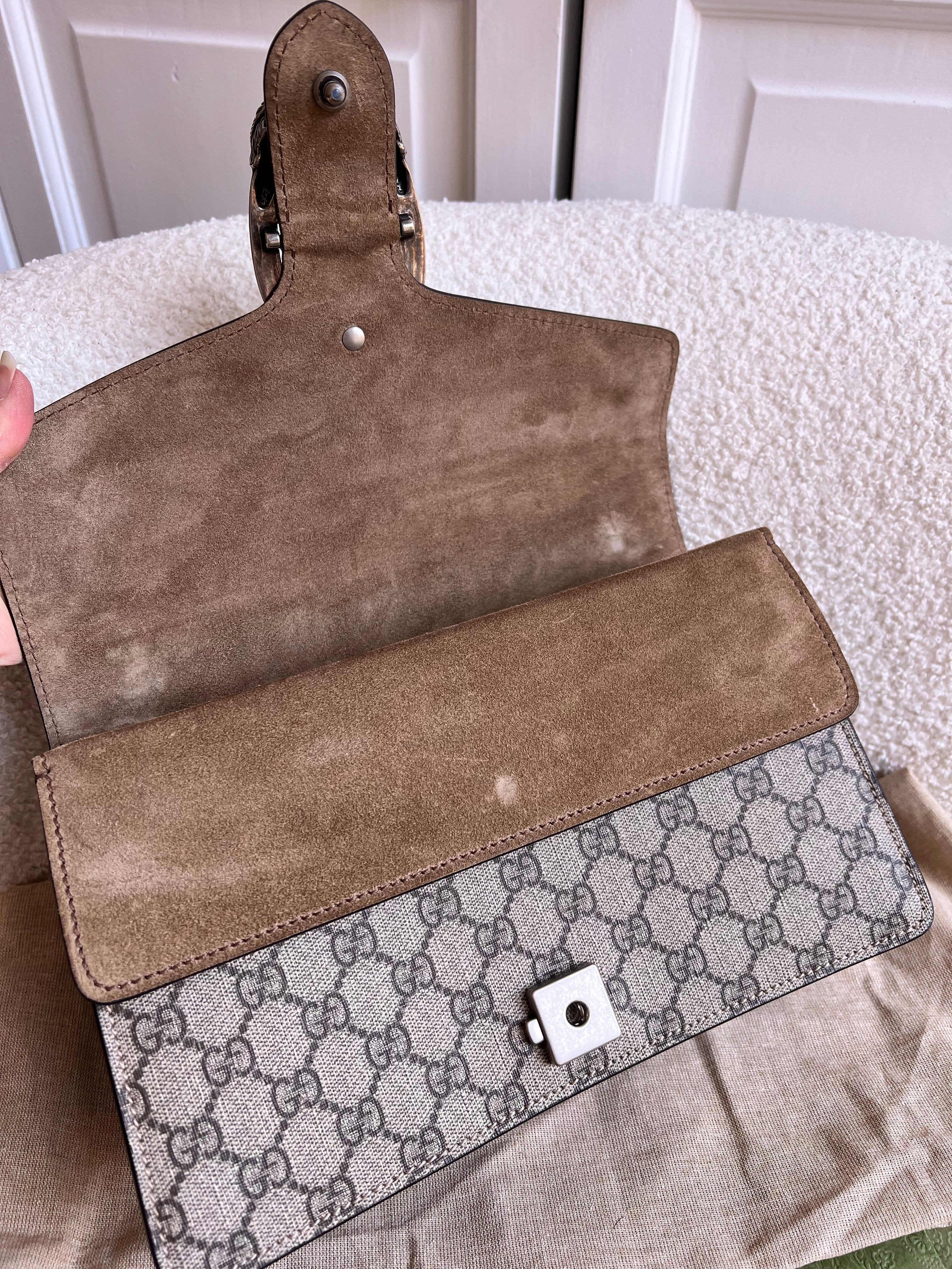 Gucci Dionysus GG Supreme Small Shoulder Bag (RRP £2,280)