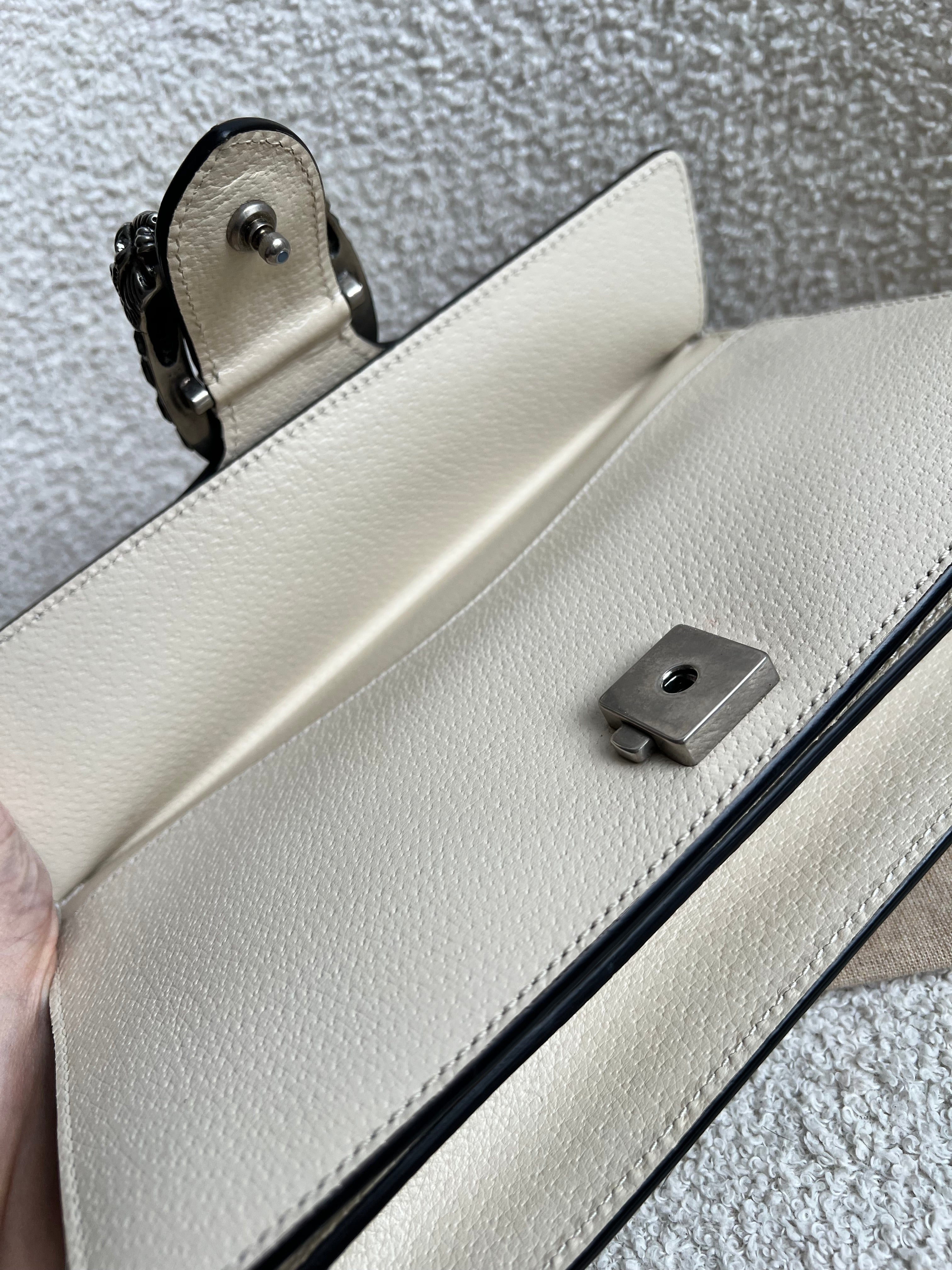 Gucci Dionysus GG White Small Shoulder Bag (RRP £2,670)
