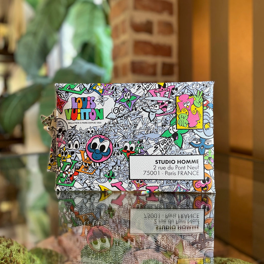 LOUIS VUITTON Comics Trio Multicolor Monogram Envelope Pouch
