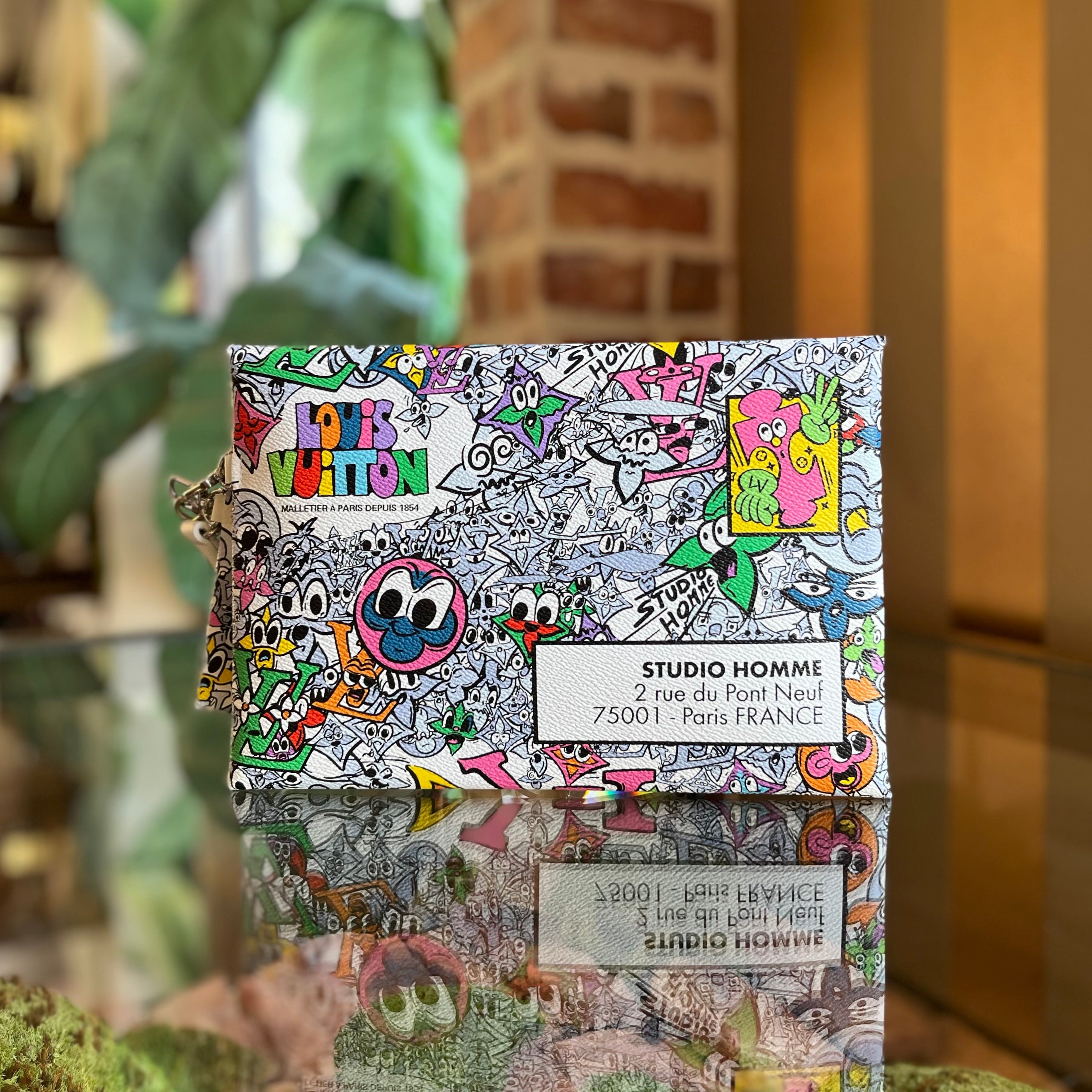 LOUIS VUITTON Comics Trio Multicolor Monogram Envelope Pouch