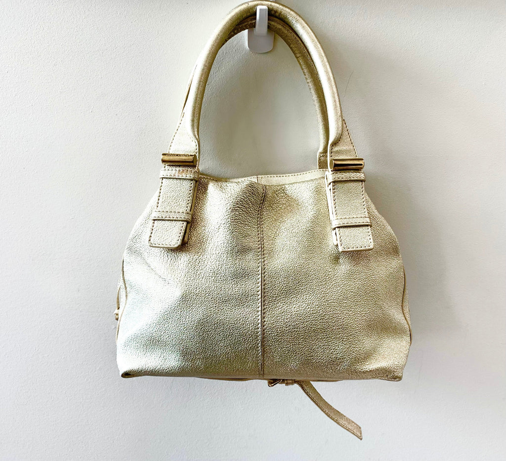 JIMMY CHOO GOLD SHIMMER BAG
