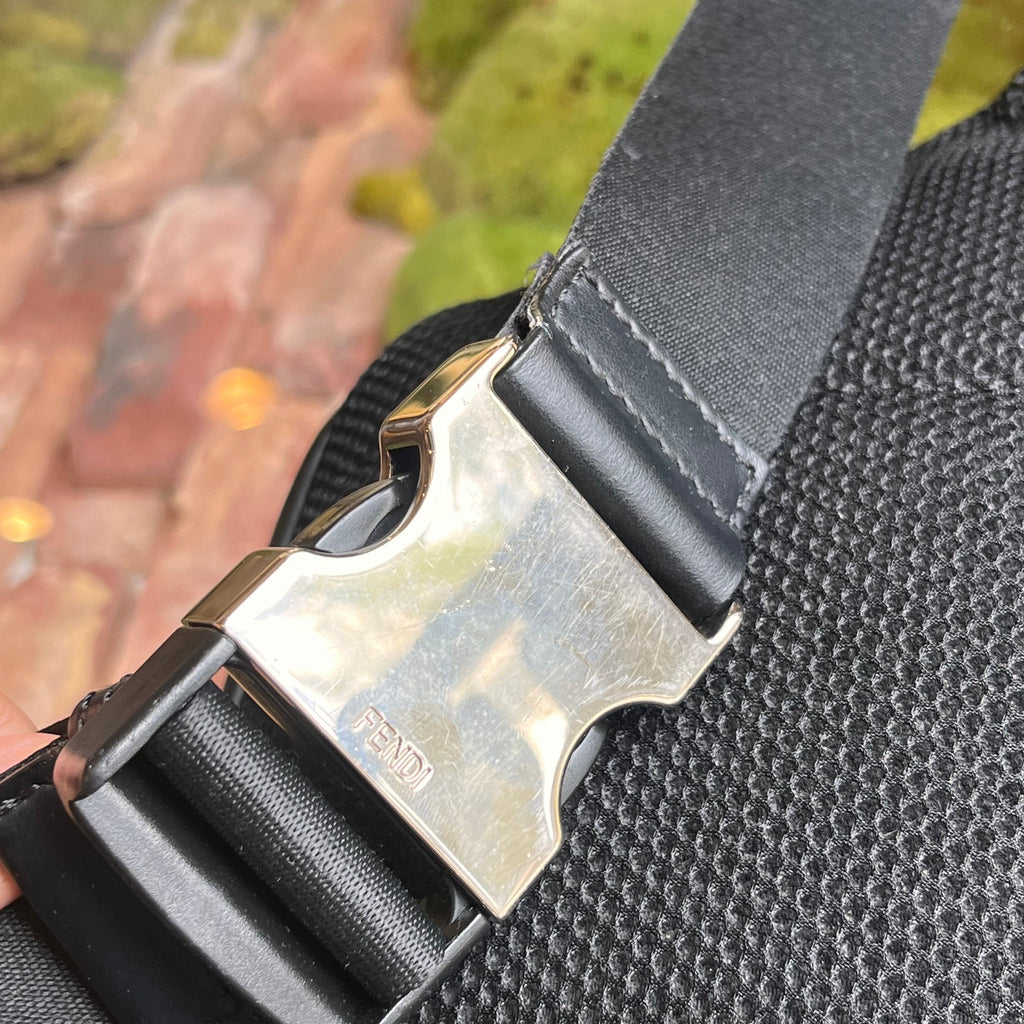 FENDI Zucca Coated Canvas Belt Bag