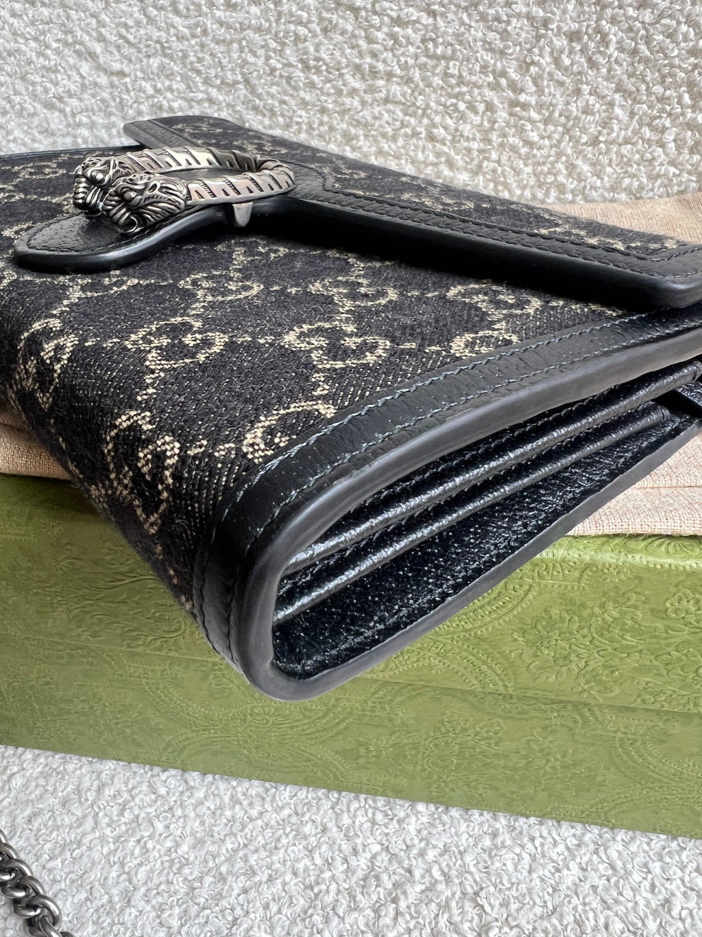 Gucci Dionysus Denim GG Mini Chain Bag