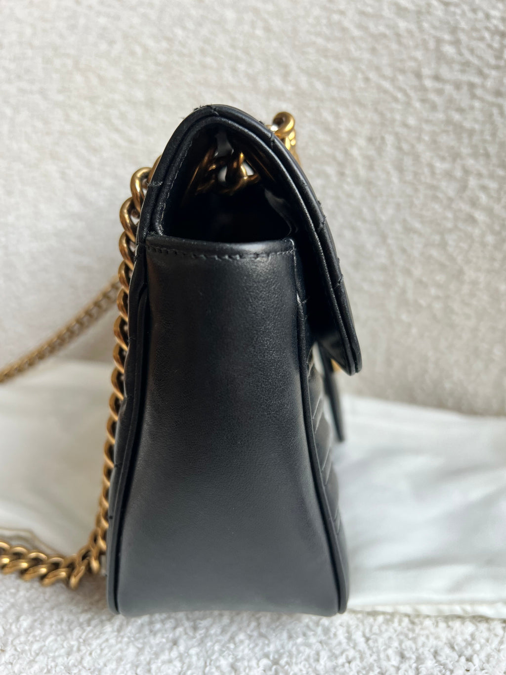 Gucci GG Black Marmont Small Shoulder Bag (RRP £2070)