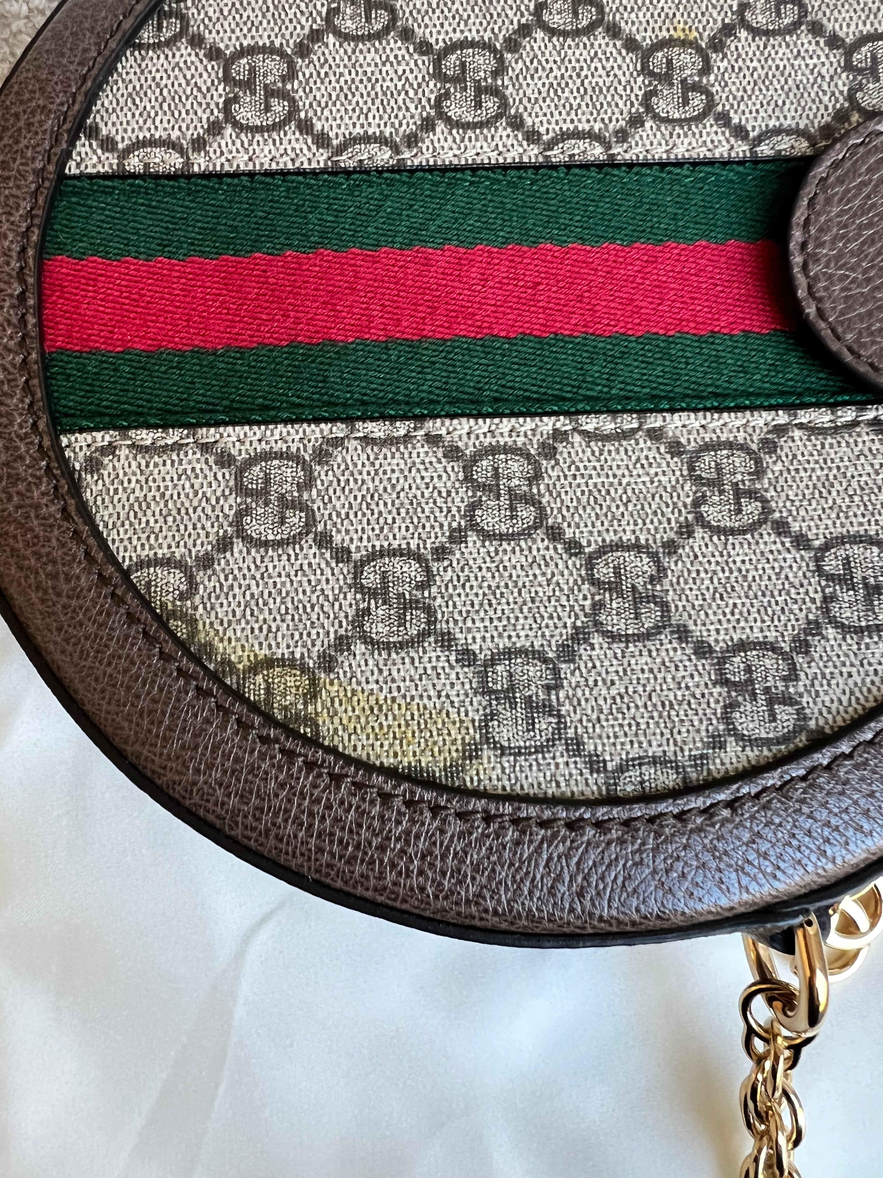 Gucci GG Ophidia Mini GG Round Shoulder Bag (RRP £1,270)
