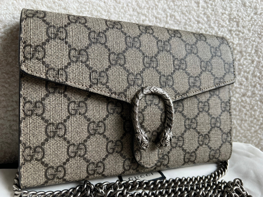 Gucci Dionysus GG Supreme Chain Wallet (RRP £1400)