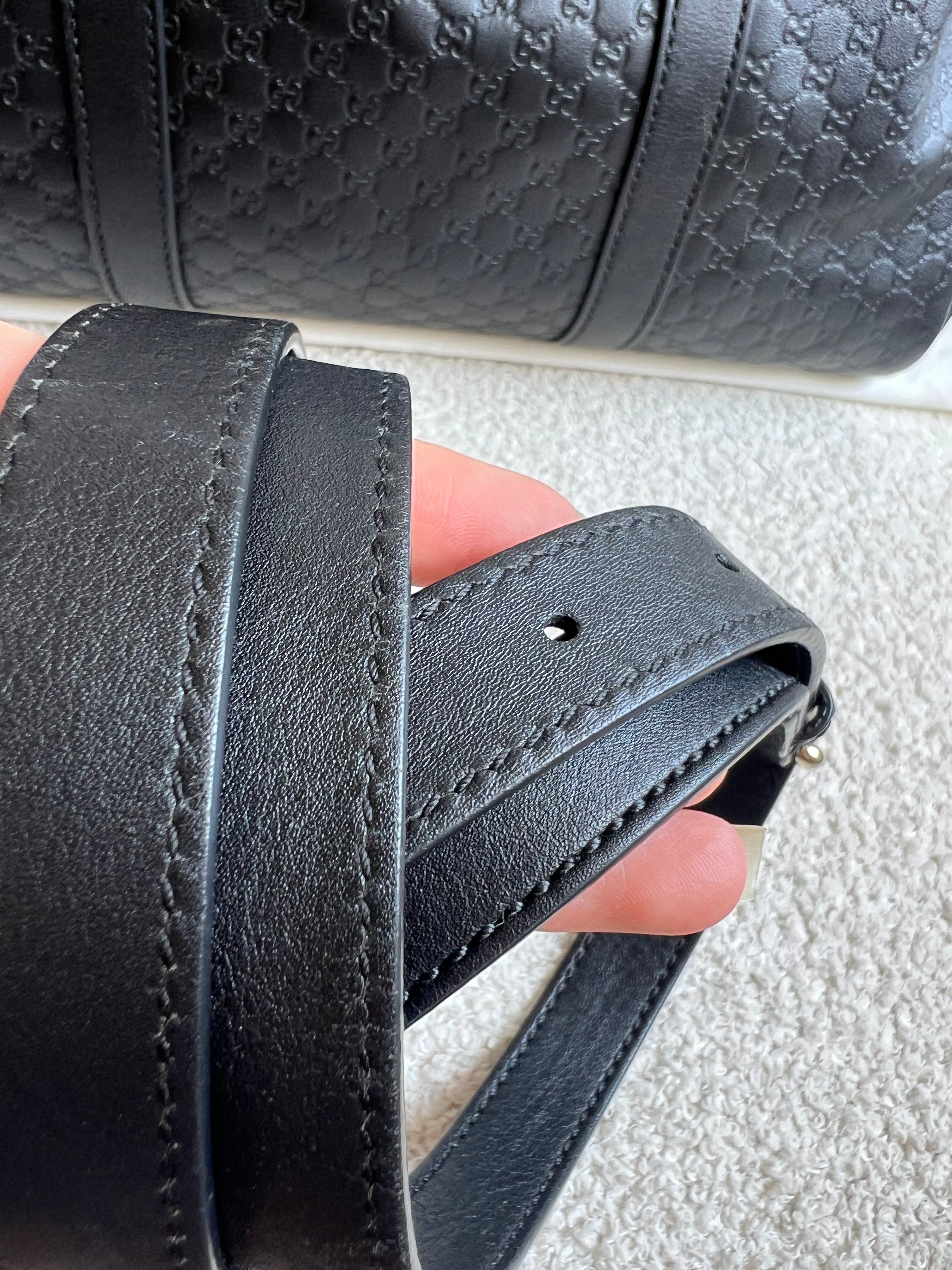 Gucci Black Guccissima Large Boston Joy (RRP £1250)
