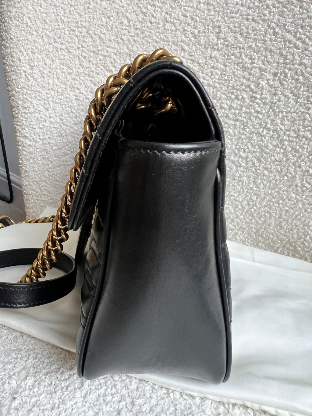 Gucci GG Black Marmont Small Shoulder Bag (RRP £2070)
