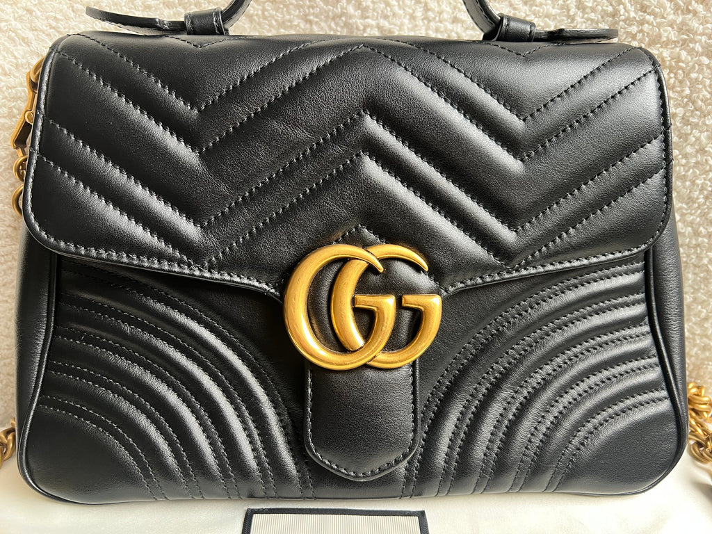 Gucci GG Black Small Top Handle Bag (RRP £2050)