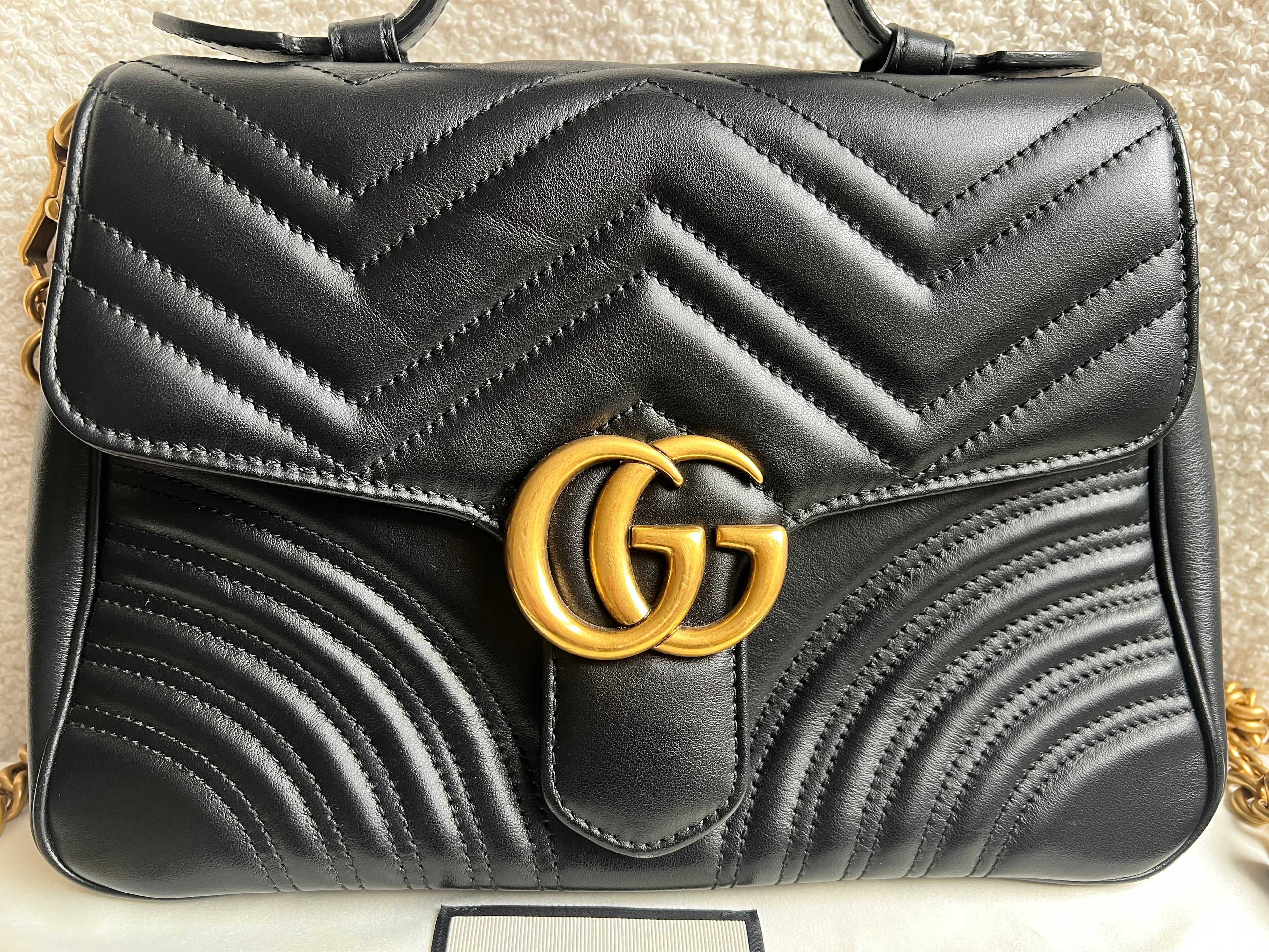 Gucci GG Black Small Top Handle Bag (RRP £2050)